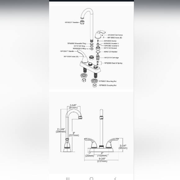 ElkayEveryday 2-Handle Bar Faucet in Chrome - Picture 2 of 2